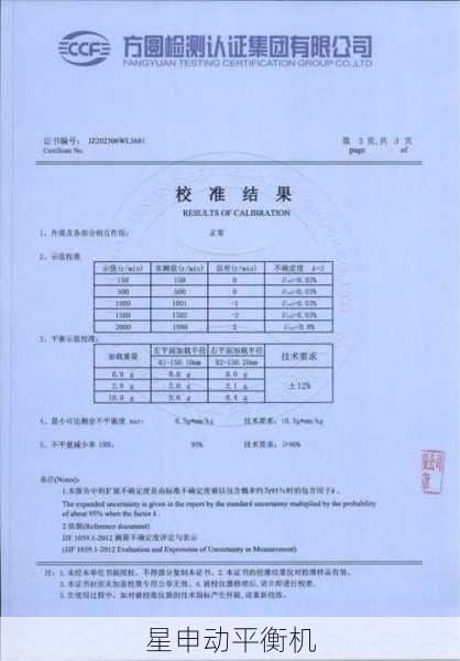 平衡机操作人员的技能认证有哪些?